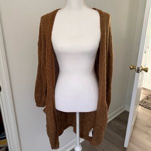 Oversized Brown H&M cardigan small